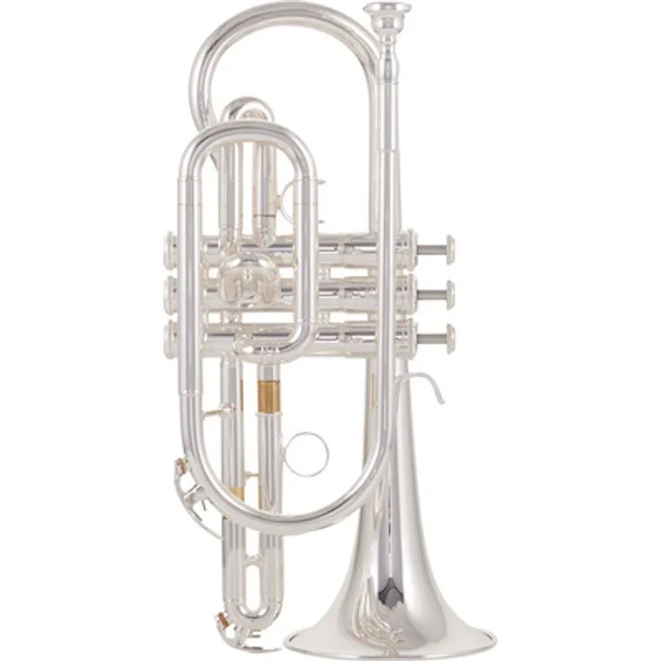Yamaha YCR-4330 GSII Cornet, Bb-Kornett mit 11,65mm ML-Bohrung, versilbert, inklusive CR 11E4(s) Mundstück und Koffer
