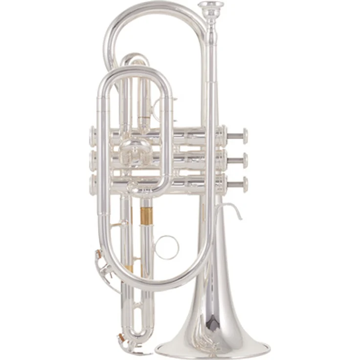 Yamaha YCR-4330 GSII Cornet, Bb-Kornett mit 11,65mm ML-Bohrung, versilbert, inklusive CR 11E4(s) Mundstück und Koffer