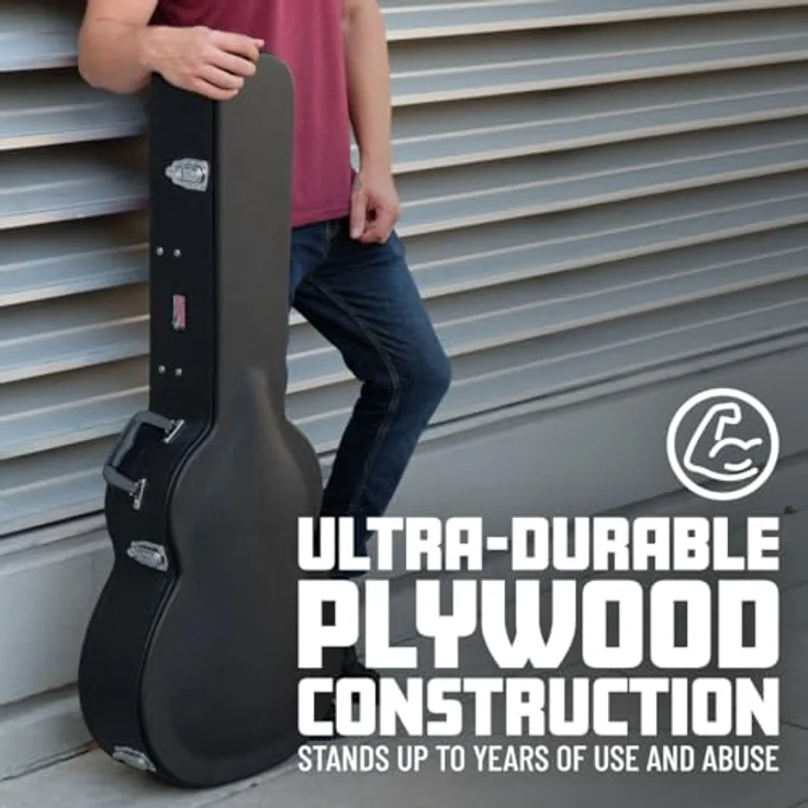 Gator Ibanez TOD/FRH Case, Gitarrenkoffer aus Sperrholz für Nylon String Gitarren, schwarz – Bild 2