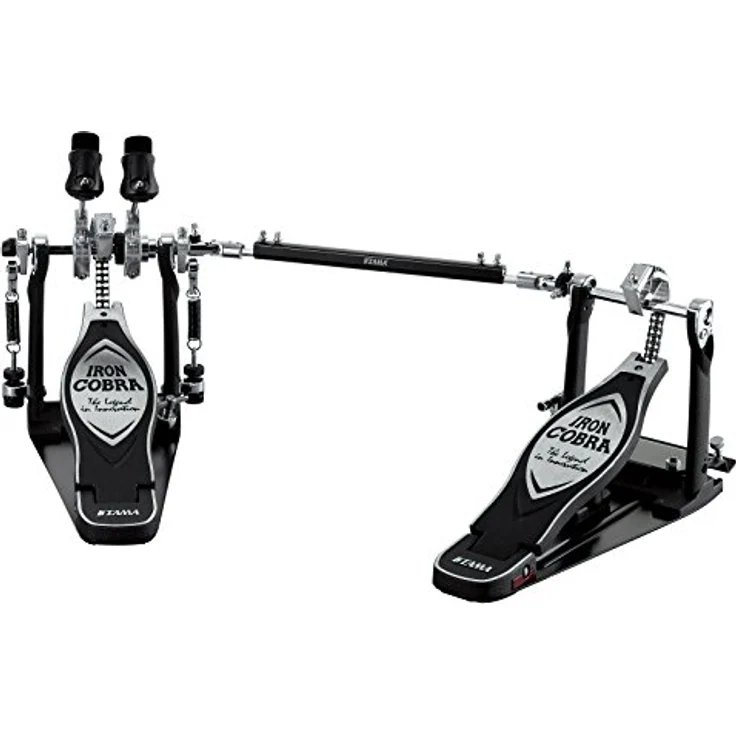 Tama HP900PWLN PowerGlide IronCobra, Doppelfußmaschine für Linksfüßer mit Power Glide System, Doppelkette und exzentrischer Antriebsscheibe, inklusive Transportkoffer – Bild 1