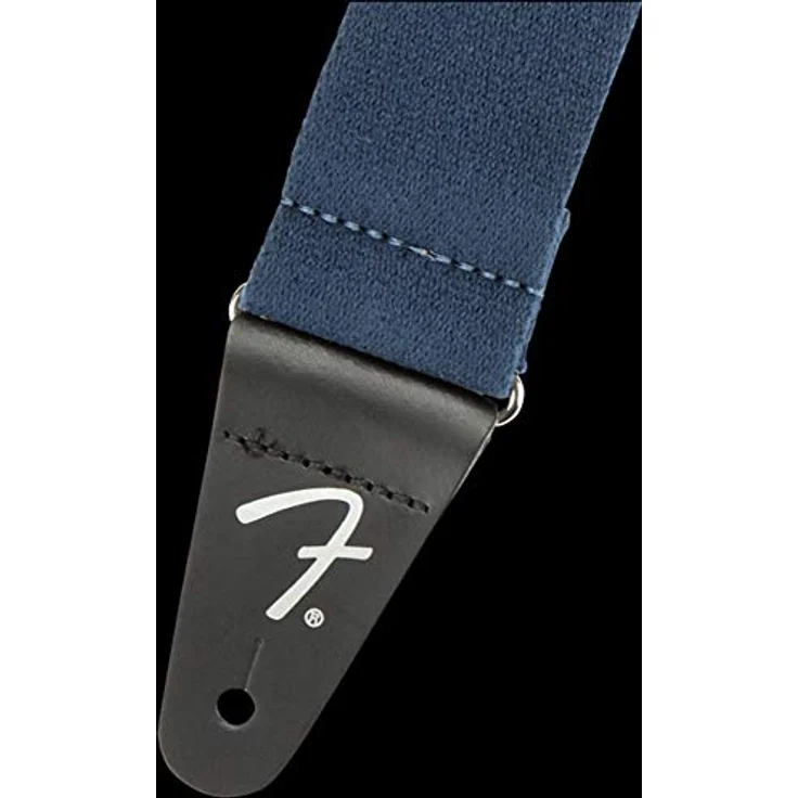 Fender Supersoft Strap Blue, Gitarrengurt aus gesponnenem Polyester mit verstellbarer Länge von 119 - 142 cm, 5 cm breit, blau – Bild 4