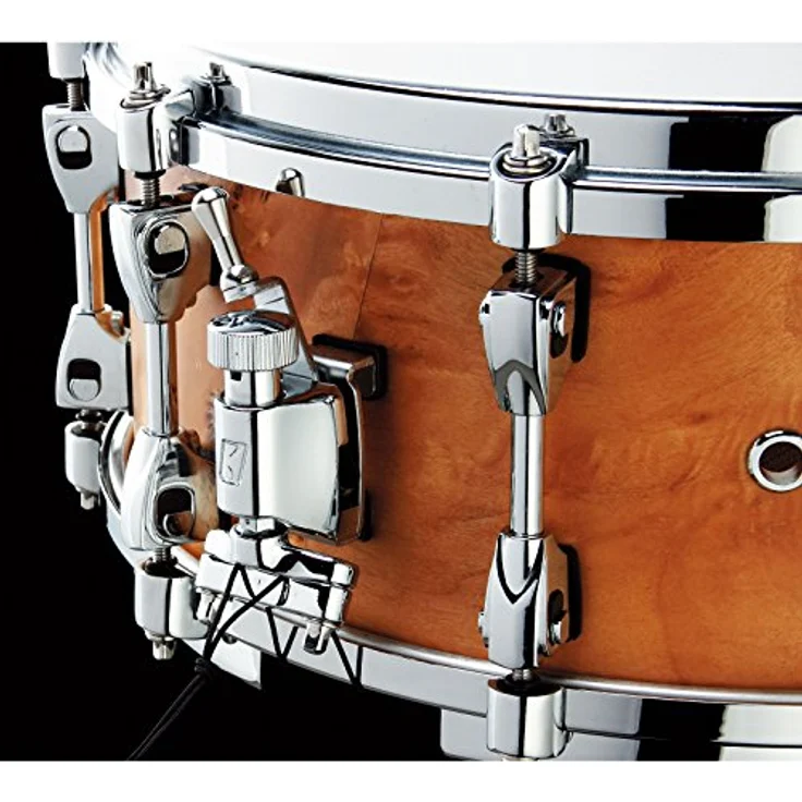 Tama Starphonic Snare PMM146-STM 14"x6" Satin Mappa Burl, hochwertige Snare Drum mit elegantem satiniertem Mappa Burl Finish – Bild 3