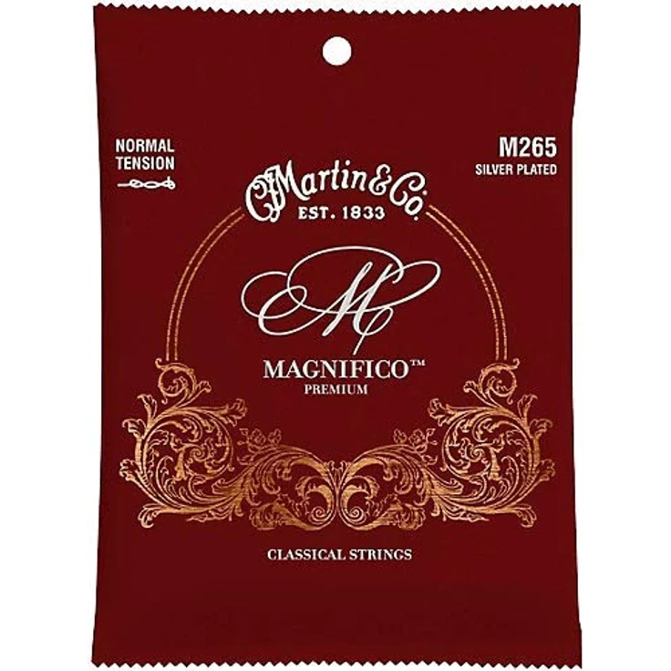Martin Guitar M265 Classical Magnifico NT, Saiten Satz für Konzertgitarre, Normal Tension, Silverplated Steel, Nylonkern, Stärken: .025 - .042 – Bild 4