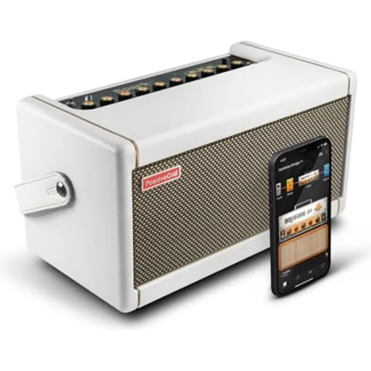 Positive Grid Spark 40 PW, Modelling Combo Verstärker für E-/Akustik Gitarre und E-Bass, 40 Watt, Pearl