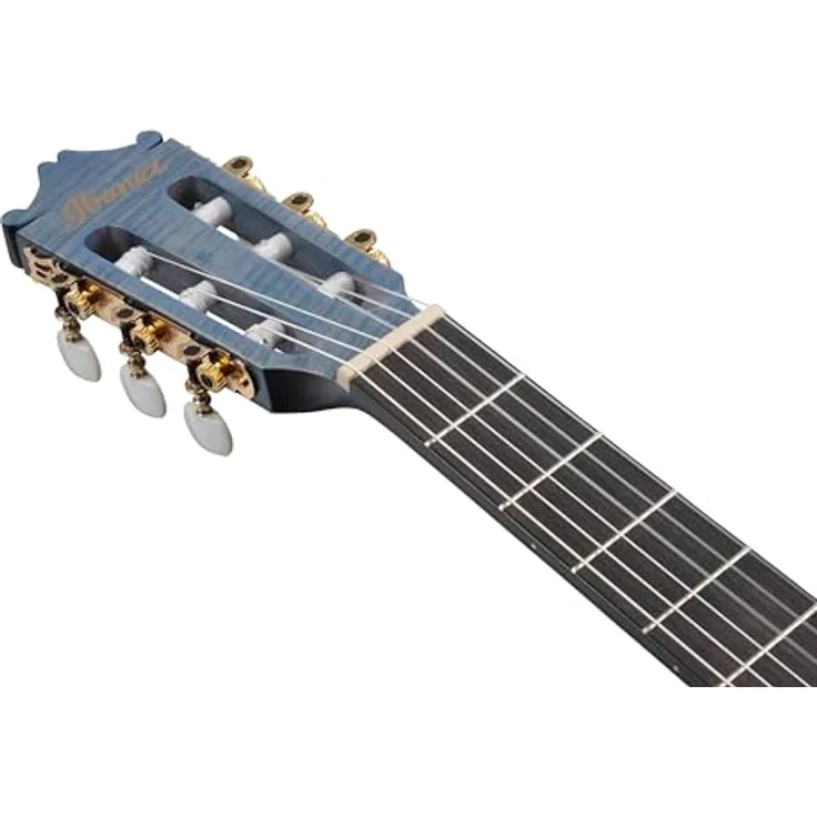 Ibanez GA5FMTCE-OB, Konzertgitarre mit Sapele Korpus und geflammter Ahorn-Decke, Open Pore Blueberry, Cutaway, AEQ-2T Preamp mit Stimmgerät – Bild 5