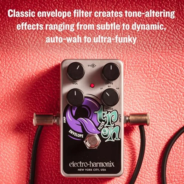 Electro Harmonix Nano Q-Tron Envelope Filter, Effektpedal für E-Gitarre & Bass mit 3 Schaltbaren Modi und Q-Control – Bild 7