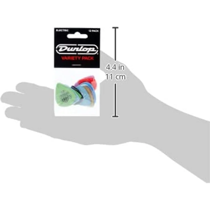 Dunlop Electric Pick Variety Pack, 12 verschiedene Plektren in Tortex Standard, Tortex Flex, Tortex T III Sharp, Tortex Jazz III XL, Max-Grip Jazz III, Ultex Sharp und Gator Grip, made in U.S.A. – Bild 2