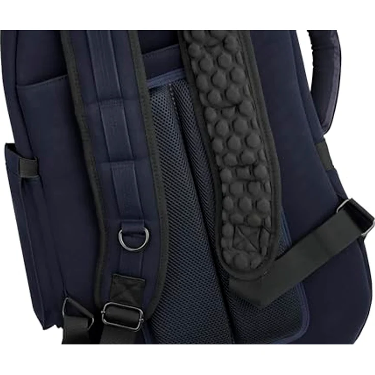 Fender Troubadour Electric Guitar Gigbag, gewachstes Polyestersegeltuch mit 25mm Polsterung, Navy color – Bild 9