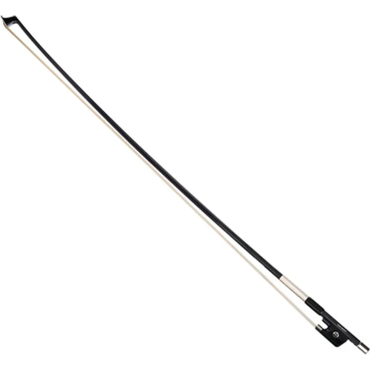 CodaBow Escent Violin Bow, Meisterbogen mit Kevlar Akustikkern, handgefertigter Xebony® Frosch und Naturhaar Behaarung