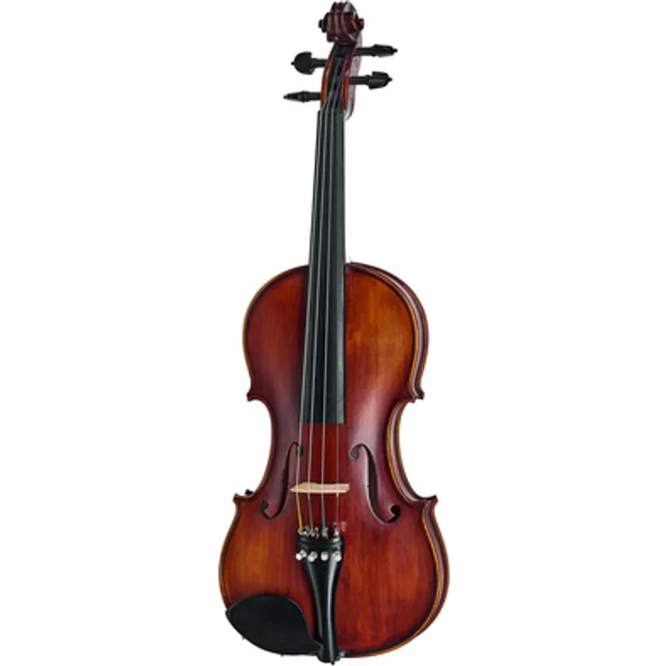 Roth & Junius Europe Orchestra Violin Guarneri Modell, 4/4, vollmassiv mit Ebenholz Ausstattung, dunkel-braune Antik-Lackierung