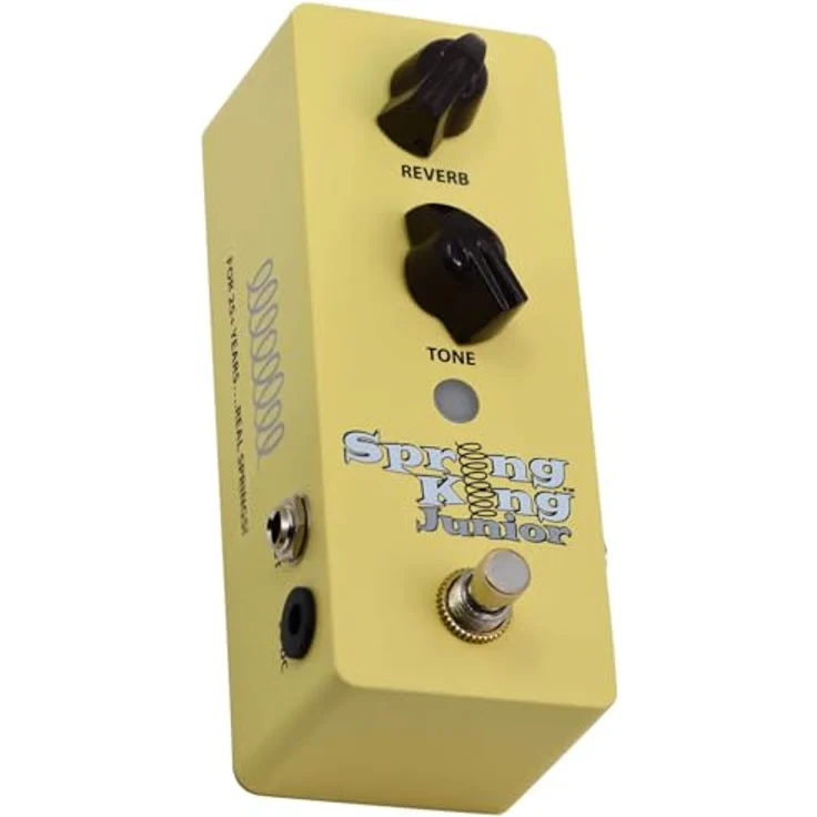 Danelectro SKJ-1 Spring King Junior, Analog Spring Reverb Effektpedal mit echtem Federhalltank und True Bypass – Bild 3