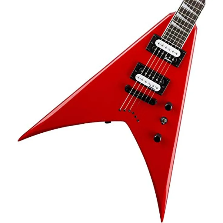 Jackson JS32T King V Red, E-Gitarre mit charakteristischem V-Design, rot