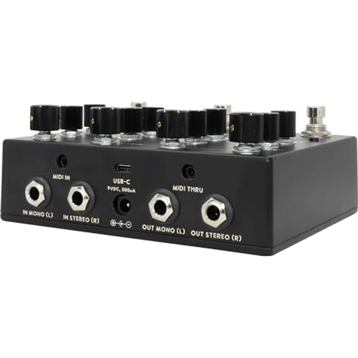 Walrus Audio Qi Etherealizer BK, Stereo-Multieffektpedal mit Chorus, Delay und Reverb, Yvette Young Signature, Schwarz – Bild 4