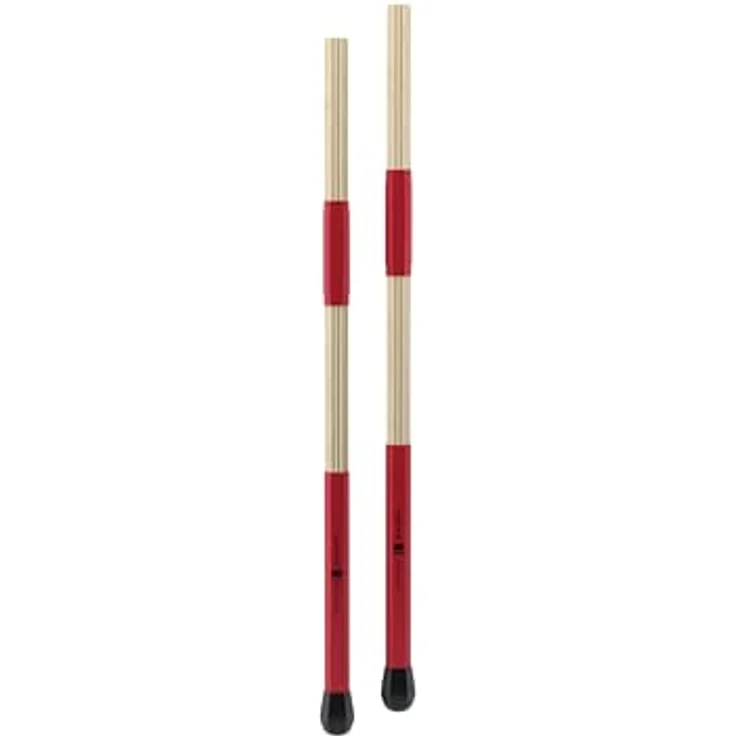 ProMark H-RODS Hot Rods, Drumsticks aus Birkenstäben mit roter Kunststoffumhüllung für feinen Klang, 40,6 cm lang – Bild 3