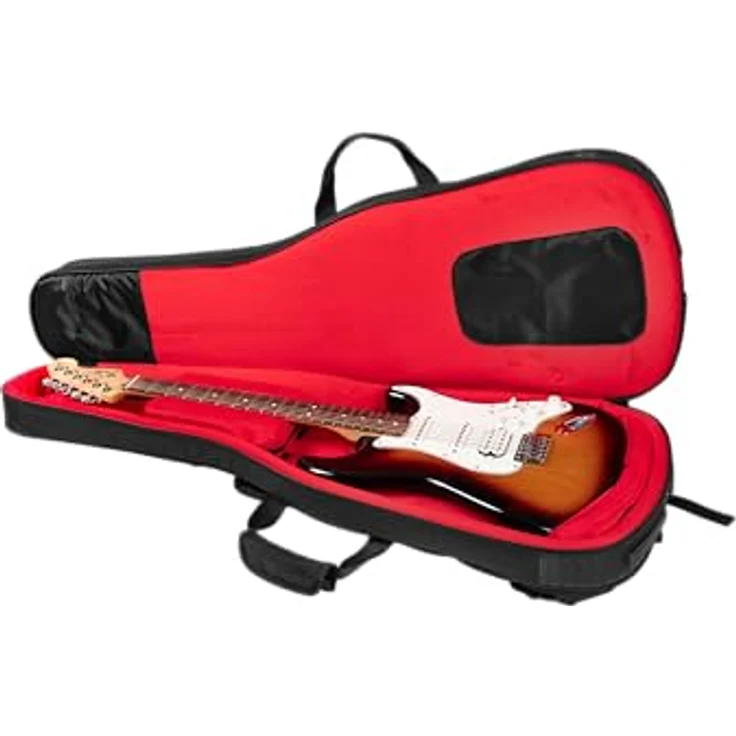 Gator Icon 2 E-Gitarren Gigbag, schwarz, für 2 Gitarren mit versteckten Rucksackgurten und abnehmbarer Nackenstütze – Bild 15
