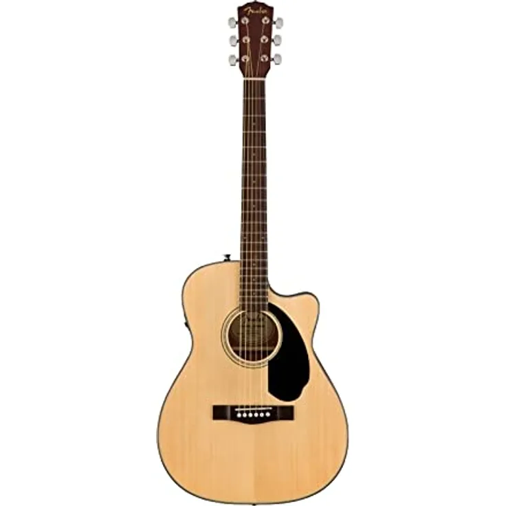 Fender CC-60SCE Nat WN, Westerngitarre mit massiver Fichtendecke, Mahagoni Boden, Cutaway, Fishman CD Elektronik, Naturfinish