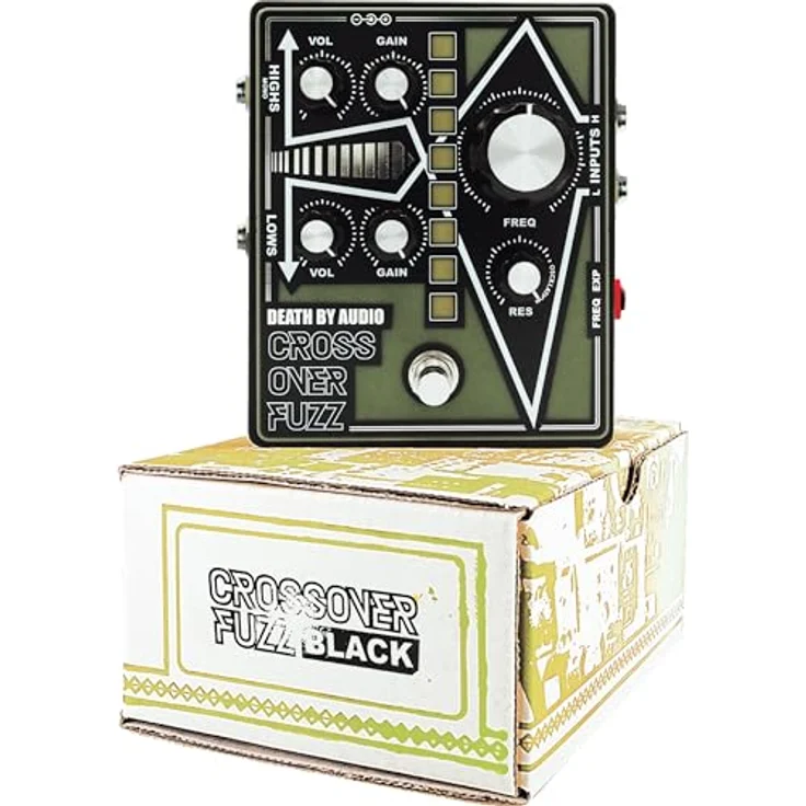 Death by Audio Crossover Fuzz, 2-Band Fuzz Effektpedal mit analogem Signalweg und unabhängiger Volume/Gain Regelung für Höhen und Tiefen – Bild 2