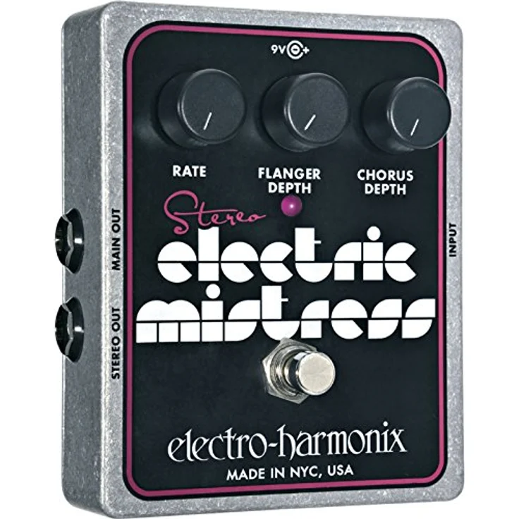 Electro Harmonix Stereo Electric Mistress, Flanger mit Filter Matrix Mode, inklusive Netzteil, Maße 102x121x64 mm – Bild 1