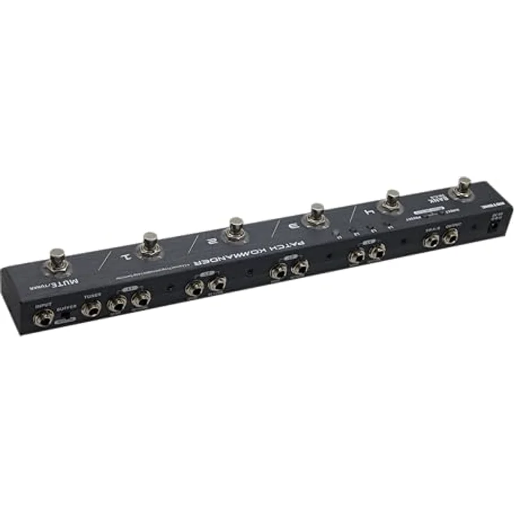Hotone Patch Kommander Looper, programmierbarer Effekt Looper mit 4 True-Bypass-Audio-Loops und 12 Speicherplätzen, Aluminium Chassis – Bild 3