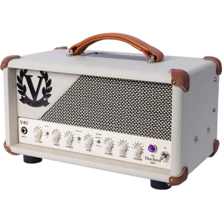 Victory Amplifiers V40 The Duchess MKII Compact, Röhrenverstärker Topteil für E-Gitarre, 42/7 Watt, 3 Voicings, 2 digitale Reverb-Klänge, inkl. Fußschalter