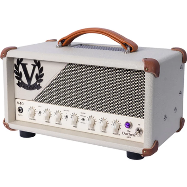 Victory Amplifiers V40 The Duchess MKII Compact, Röhrenverstärker Topteil für E-Gitarre, 42/7 Watt, 3 Voicings, 2 digitale Reverb-Klänge, inkl. Fußschalter