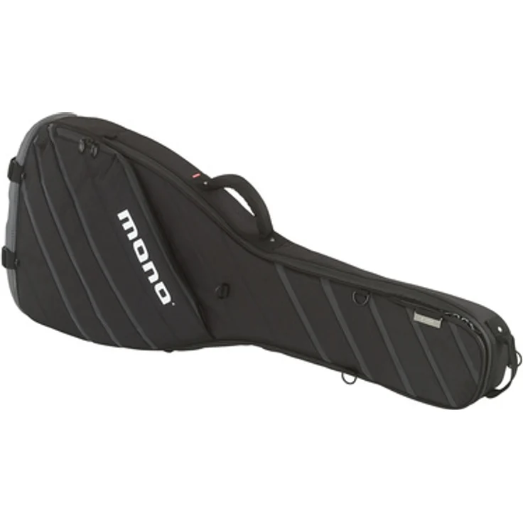 Mono Cases Vertigo Ultra Semi Hollow, Gitarrentasche für Semi Hollow E-Gitarre, optimiert mit Freeride Wheel System, strapazierfähig, schwarz