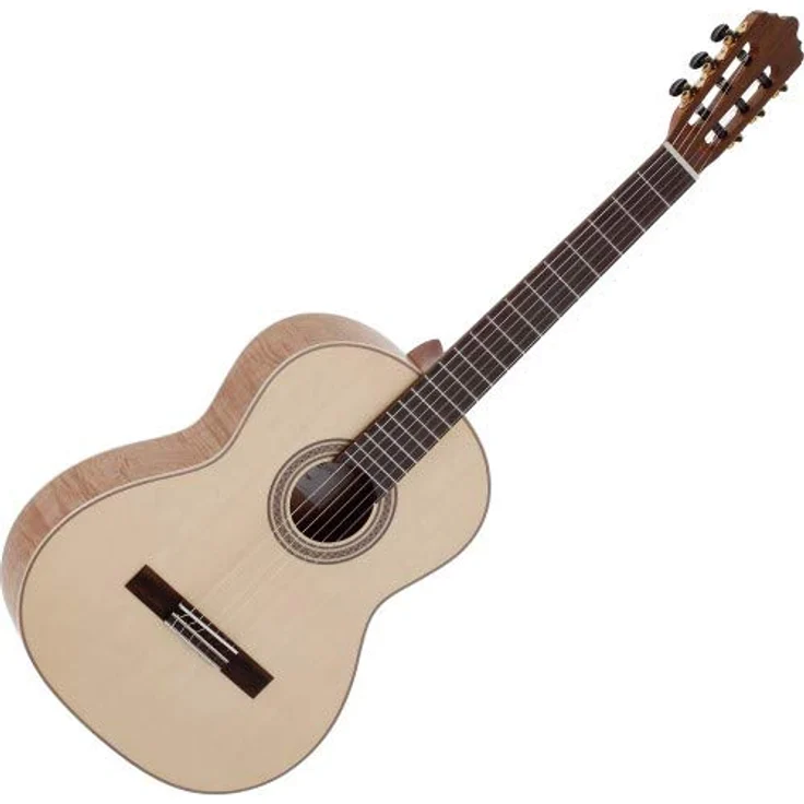 La Mancha Rubi SMX, 4/4 Konzertgitarre aus massiver deutscher Fichte, Exotic-Mahagoni, Natur/dark stained matt offenporig – Bild 2