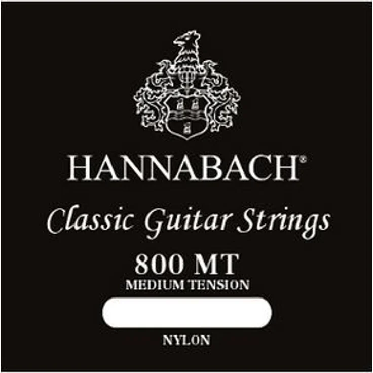 Hannabach 800MT E6w, Einzelsaite für Klassikgitarre, Medium Tension, versilbert – Bild 1