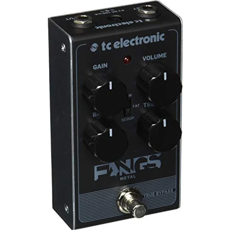 tc electronic Fangs Metal Distortion, Overdrive-Pedal mit High Gain Distortion und True Bypass, 9V Stromversorgung – Bild 1