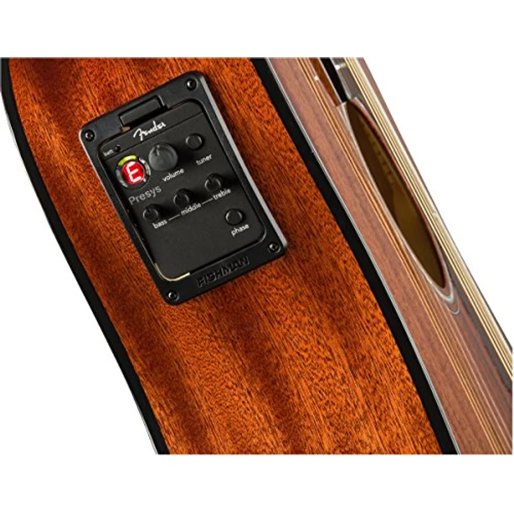 Fender CD-140SCE Dreadnought Elektroakustikgitarre, Mahagoni, mit Hartschalenkoffer und exklusivem Fender Fishman Tonabnehmer, inklusive kostenloser Kurse auf Fender Play – Bild 4