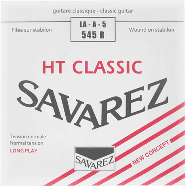 Savarez HT Classic A5w NT, Gitarrensaiten Normal Tension, Bass Einzelsaite 545R