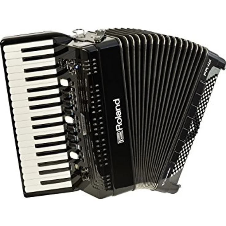 Roland FR-4 X BK, Kompaktes V-Accordion mit 37 Diskanttasten und 120 Bassknöpfen, schwarzes Gehäuse, integrierter Audiorekorder und hochkarätige Soundvielfalt – Bild 1