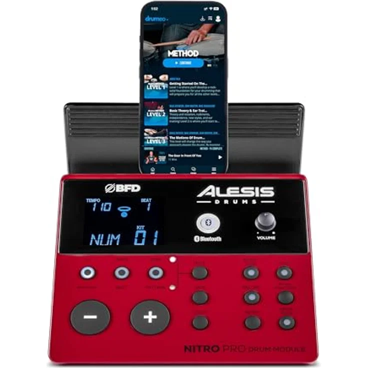 Alesis Nitro Pro XL, E-Drum Kit mit Mesh Heads, 10" Snare, 4x 8" Toms, Bluetooth Audio und 551 Sounds – Bild 16