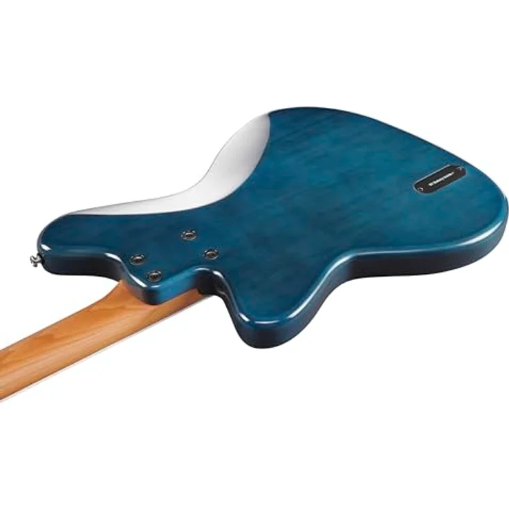 Ibanez TMB400TA-CBS, 4-saitiger E-Bass mit aktiver Elektronik, Korpus aus Pappel, Decke aus Tamo Esche, Farbe Cosmic Blue Starburst – Bild 8
