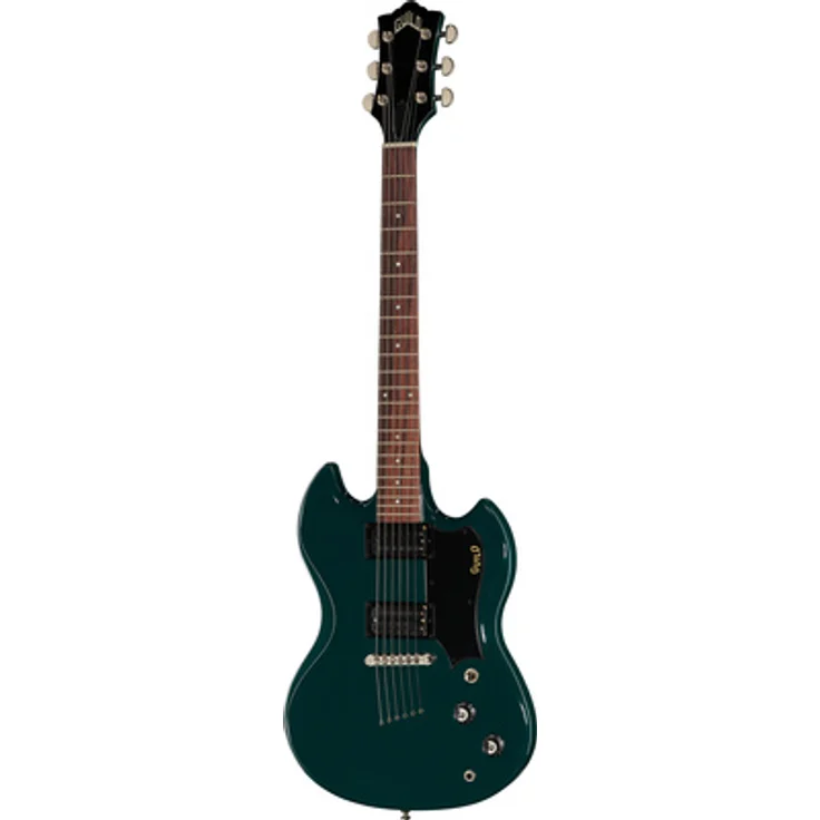 Guild Polara Blue Steel, E-Gitarre mit Mahagoni-Korpus, 2x Guild HB-2+ Humbucker, Finish: Blue Steel