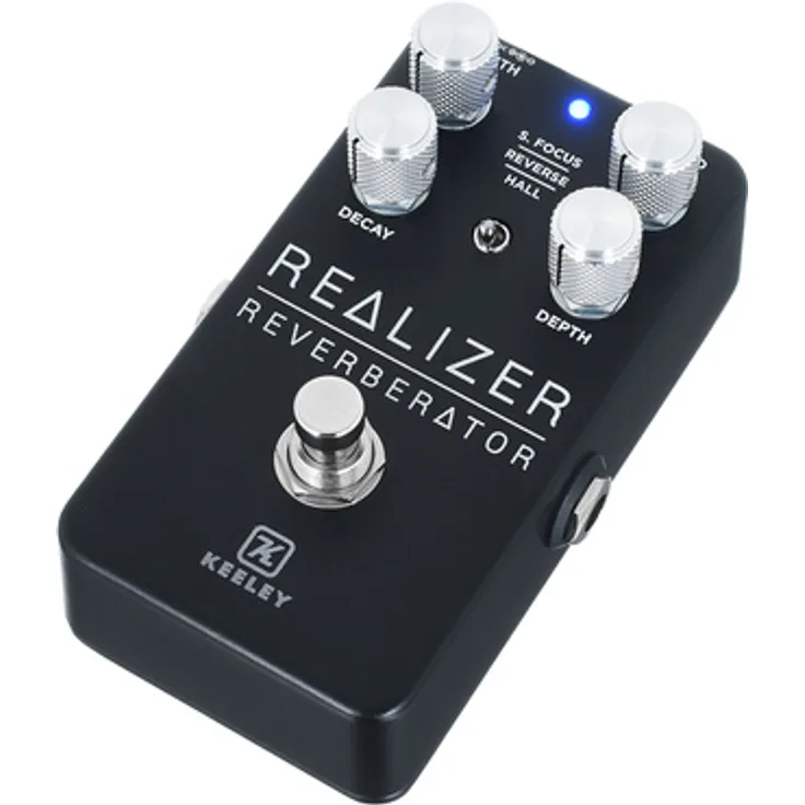 Keeley Realizer Reverberator 2K24 C, Reverb Effekt Pedal mit 3 Modi, Custom Shop 2024 Chromalux Edition, Metallgehäuse, Made in USA