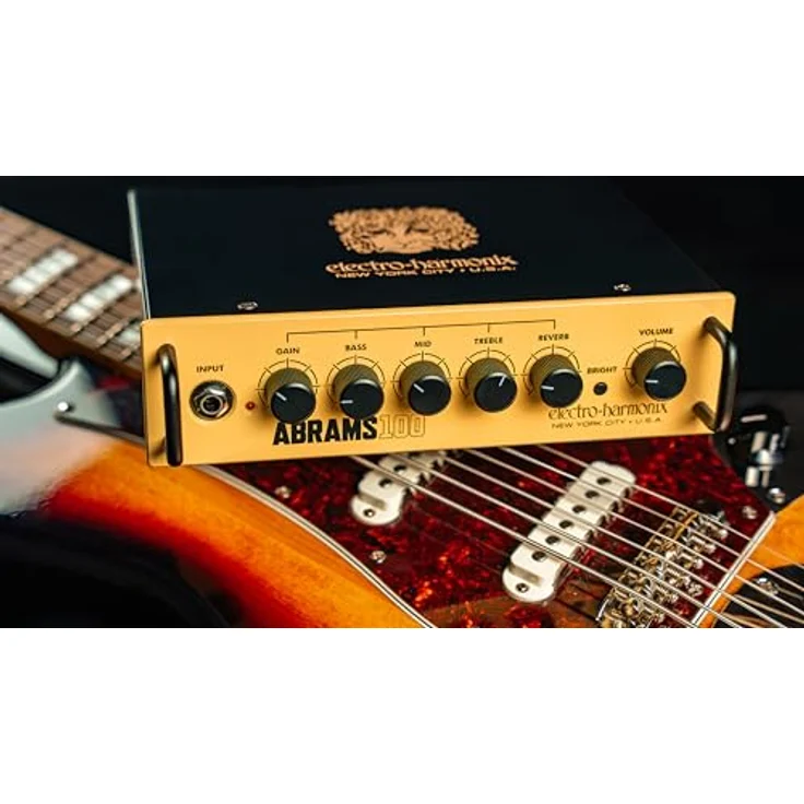 Electro Harmonix Abrams100, E-Gitarren-Topteil, 100 Watt, kompaktes Gehäuse, Reverb-Effekt, leicht, 1,1 kg – Bild 7