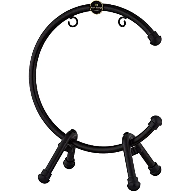Sonic Energy Tisch Gong Ständer, für Gongs und Tam Tams bis 38 cm, pulverbeschichteter Stahl, schwarz