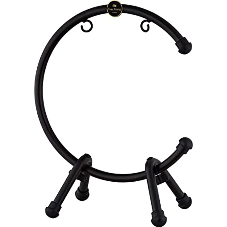 Sonic Energy Tisch Gong Ständer, für Gongs und Tam Tams bis 38 cm, pulverbeschichteter Stahl, schwarz – Bild 1