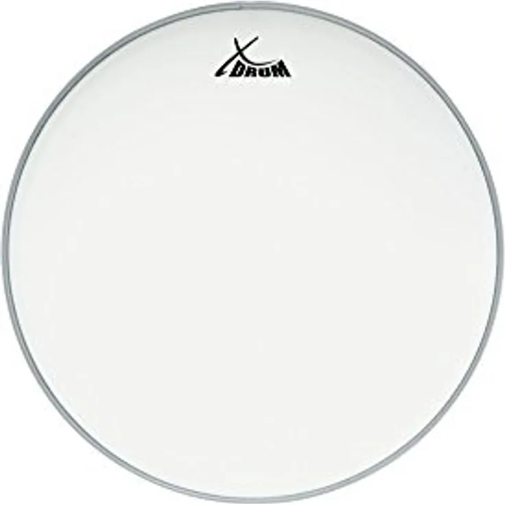 XDrum Coated Fell 13", Schlagzeugfell mit aufgerauter Mylar-Schicht, weiß