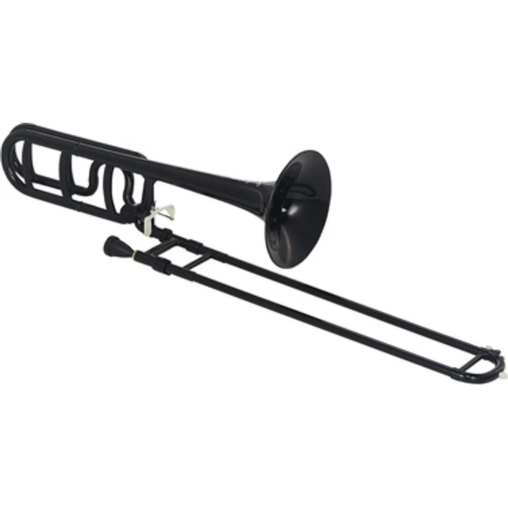 Startone PTB-20 Bb/F- Trombone Black, Quartposaune aus ABS mit 13,90mm Bohrung und 219mm Schallbecher, inkl. Softbag und Mundstück