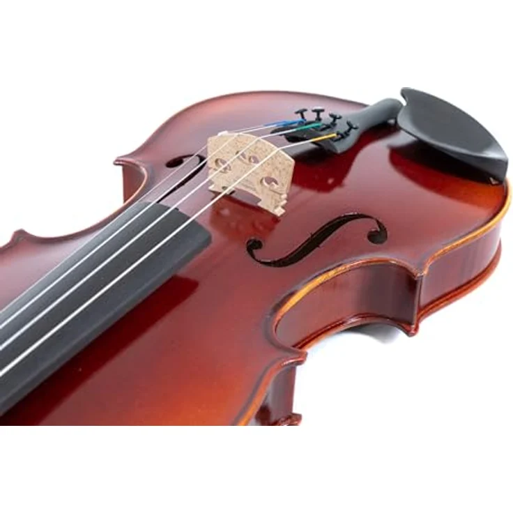 Gewa Ideale VL2 Violin Set 4/4 OC MB, vollmassive Violine aus europäischen Tonhölzern mit Ebenholzgriffen und rot-braunem Naturharzlack – Bild 4