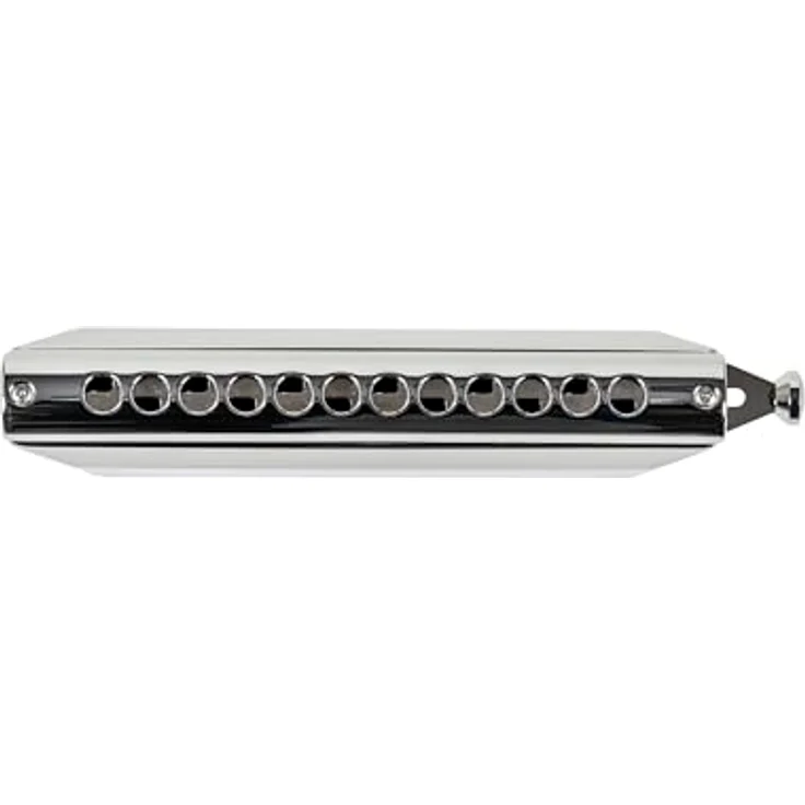 Suzuki SCX-48 Chromatix G, chromatische Mundharmonika mit 12 Kanzellen, G-Stimmung, verchromte Deckelplatten und Phosphor Bronze Stimmplatten – Bild 2