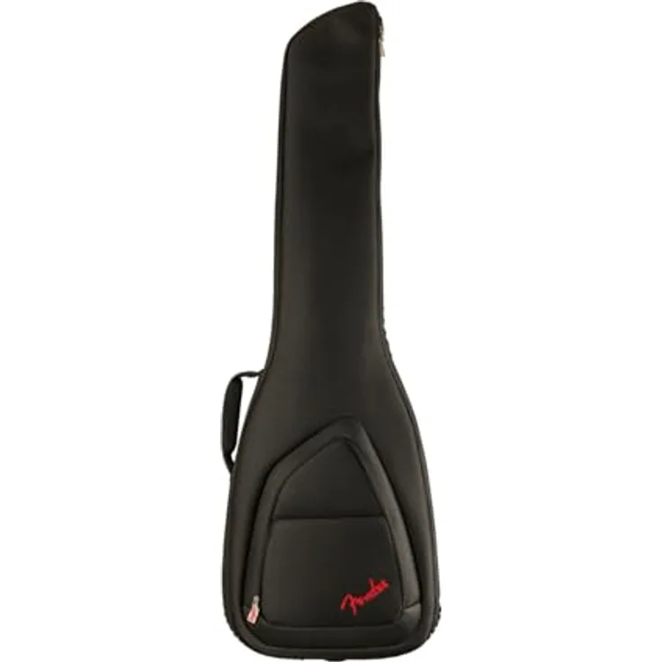 Fender FB620 Bass Guitar Gig Bag, universell mit 20mm Polsterung, Mikrofaser-Futter, schwarz mit rotem Fender Logo