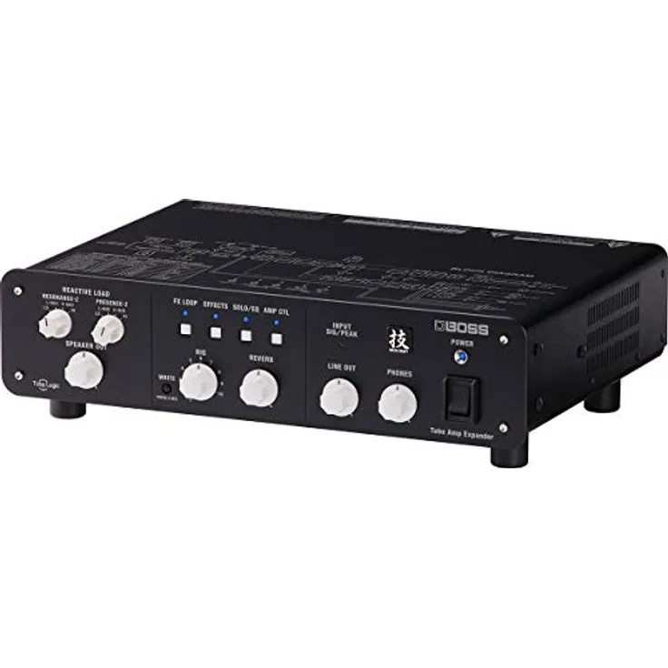 Boss WAZA Tube Amp Expander, Röhrenverstärker mit 150 Watt, integrierter 100 Watt Class-AB-Endstufe, 22 Lautsprecherbox-Emulationen und DSP-Effekten