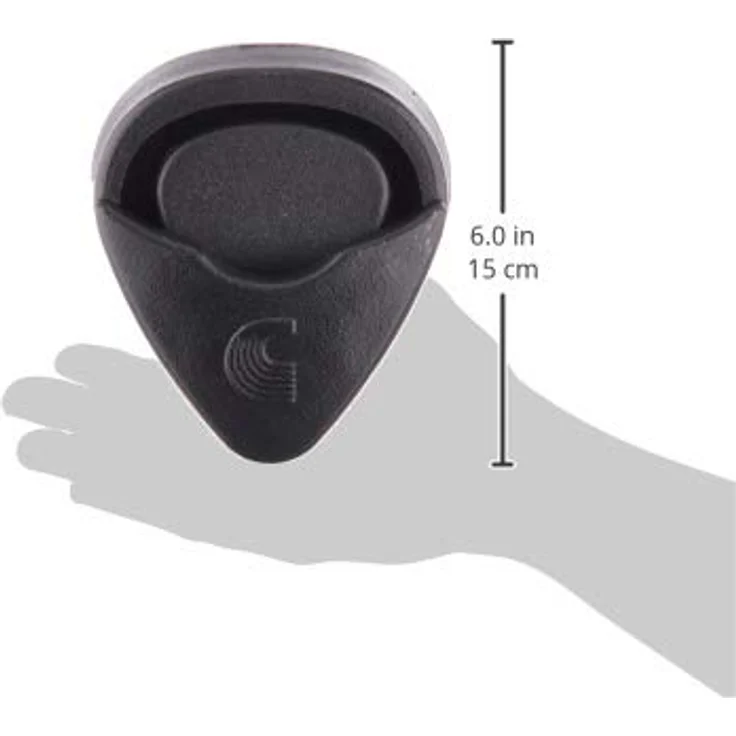 Planet Waves PW-PH-01 Pick Holder, Schwarz für 4-5 Picks mit Klettverschluss – Bild 3