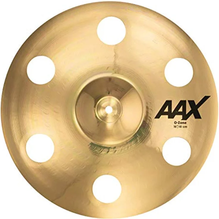 Sabian AAX O-Zone Crash 16", Schlagzeugbecken mit Multi-Loch-Design, modernem Bright Sound und durchdringender Definition – Bild 1
