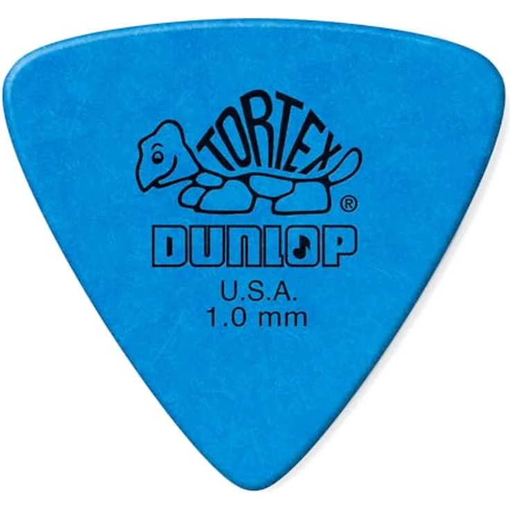 Jim Dunlop Tortex Triangel Plektrum, 1,00mm, 6 Stück, Original Qualität – Bild 1