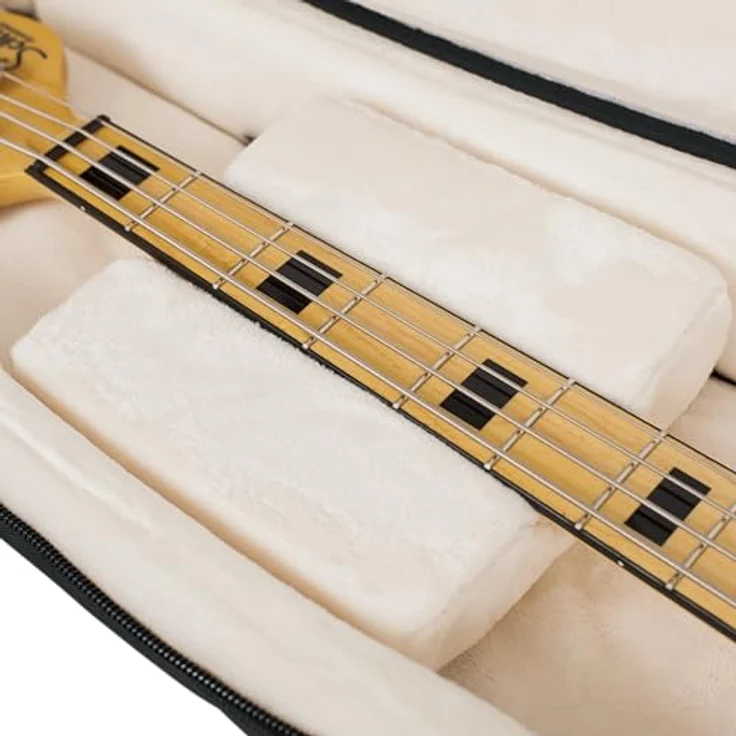 Gator G-PG Bass Guitar Bag, professionelles E-Bass Gigbag mit Micro-Fleece Interior, abnehmbaren Rucksacktrageriemen, in schwarz – Bild 16