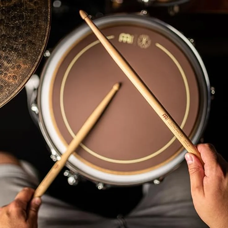Meinl 5A Standard Hickory, Drumsticks aus American Hickory mit eichelförmigem Holzkopf, medium Gewicht, Länge 406 mm, Durchmesser 14,4 mm – Bild 8